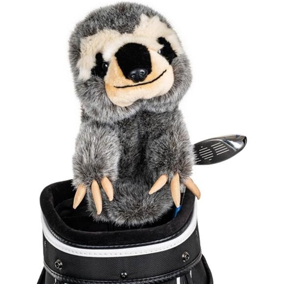 Sloth Golf Driver Headcover | Premium Driver Headcovers | Funny Golf Club Covers - Picture 1 of 7